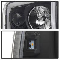 Thumbnail for Spyder 99-04 Ford F250 Super Duty Projector Headlights - Light Bar - Black PRO-YD-FF25099V2-LB-BK