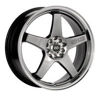 Thumbnail for Enkei EV5 17x7 4x100/114.3 45mm Offset 72.6 Bore Diameter Hyper Black w/ Machined Lip Wheel