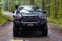 Thumbnail for Road Armor 12-15 Toyota Tacoma Stealth Front Winch Bumper w/Lonestar Guard - Tex Blk