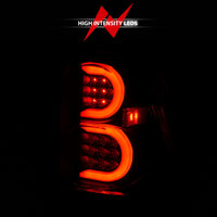 Thumbnail for ANZO 2002-2009 Chevrolet Trailblazer LED Tail Lights w/ Light Bar Black Housing Clear Lens