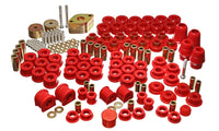 Thumbnail for Energy Suspension 07-11 Jeep JK 4dr Red Hyper-Flex Master Bushing Set