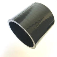 Thumbnail for Ticon Industries 4-Ply Black 3.0in Straight Silicone Coupler