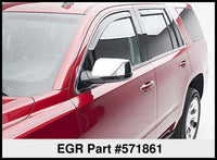 Thumbnail for EGR 15+ Chevy Tahoe/GMC Yukon In-Channel Window Visors - Set of 4 (571861)