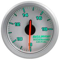Thumbnail for Autometer Airdrive 2-1/6in Wideband Air / Fuel Gauge 10:1-17:1 ARF Range - Silver