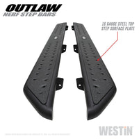 Thumbnail for Westin Jeep Gladiator Nerf Step Bars Black