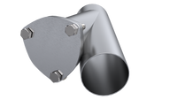 Thumbnail for QTP 3in Weld-On QTEC Exhaust Cutout Y-Pipe