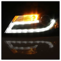 Thumbnail for Spyder Audi A4 09-12 Projector Headlights Xenon/HID Model Only - DRL LED Blk PRO-YD-AA408-HID-DRL-BK