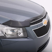 Thumbnail for AVS 17-18 Ford Fusion (Grille Fascia Mount) Aeroskin Low Profile Acrylic Hood Shield - Smoke