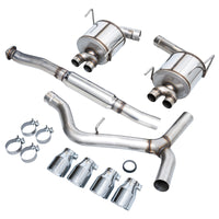 Thumbnail for AWE Tuning Subaru STI VA / WRX GV / STI GV Sedan Touring Edition Exhaust - Chrome Silver Tip (102mm)