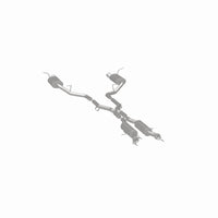 Thumbnail for MagnaFlow 11-12 Dodge Durango V8 5.7L Dual Split Rear Exit Stainless Cat Back Performance Exhaust