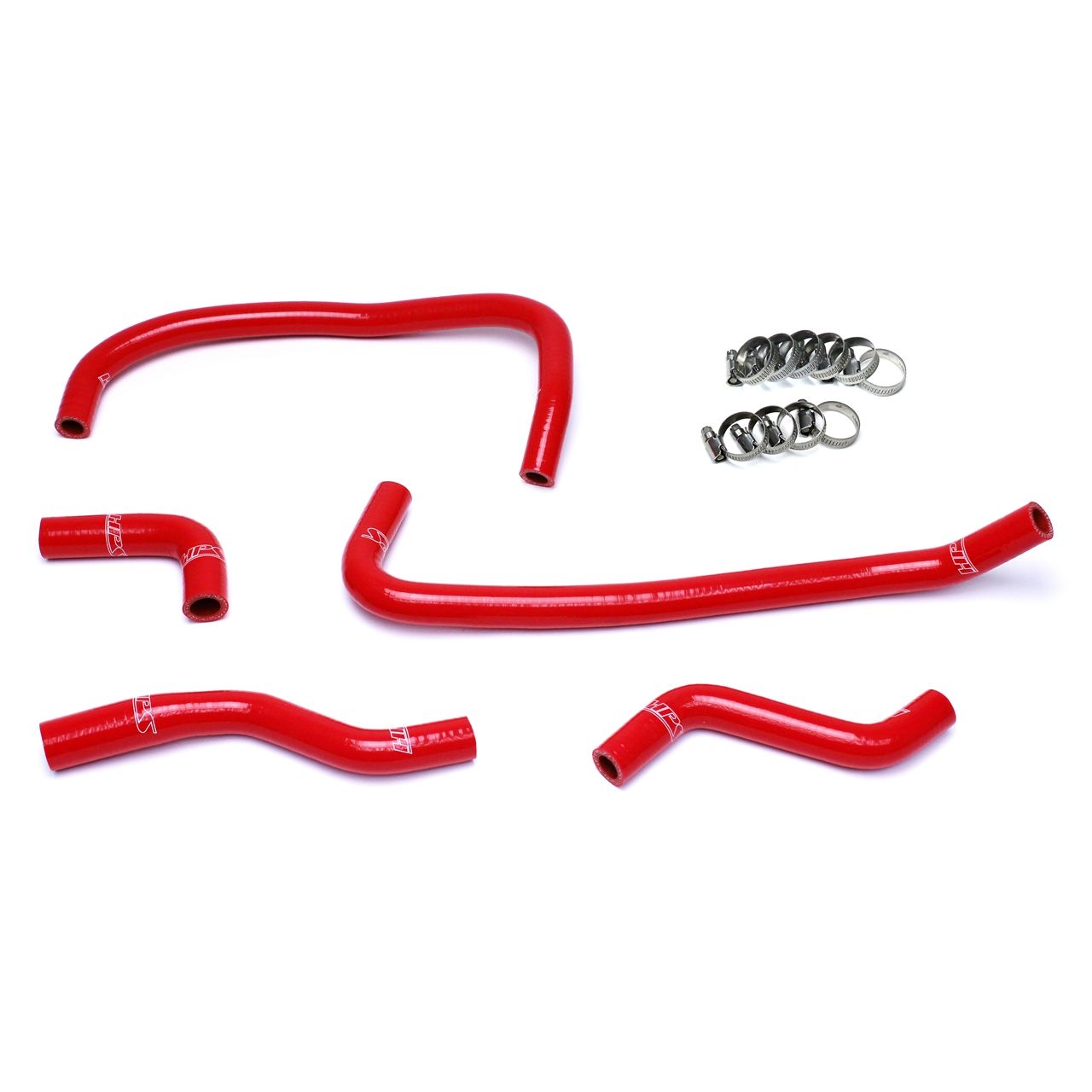 HPS Reinforced Red Silicone heater Hose Kit Coolant for Dodge 13-17 Viper SRT-10 8.4L V10