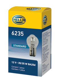 Thumbnail for Hella Bulb 6235 12V 35/35W Ba20D B11 S2
