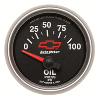 Thumbnail for Autometer Oil Pressure 2-1/16, 0-100 PSI - Red Bowtie