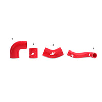Thumbnail for Mishimoto Mitsubishi Lancer Evolution 7/8/9 Red Upper Intercooler Pipe Kit