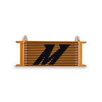 Thumbnail for Mishimoto Universal 16-Row Oil Cooler Gold
