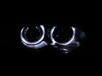 Thumbnail for ANZO 2000-2003 BMW 3 Series E46 Projector Headlights w/ Halo Black