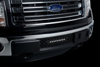 Thumbnail for Putco 11-14 Ford F-150 - EcoBoost Bumper Grille Insert - Black SS Diamond w/ 10in Luminix Light Bar
