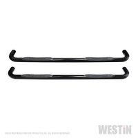 Thumbnail for Westin 2019 Chevrolet Silverado/Sierra 1500 Crew Cab E-Series 3 Nerf Step Bars - Black