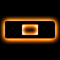 Thumbnail for ORACLE Lighting Universal Illuminated LED Letter Badges - Matte Blk Surface Finish - D SEE WARRANTY