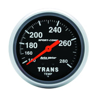 Thumbnail for Autometer Sport-Comp 2-5/8in 140-280 Degrees (F) Mechanical Transmission Temp Gauge