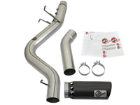 Thumbnail for aFe LARGE BORE HD 4in 409-SS DPF-Back Exhaust w/Black Tip 2017 GM Duramax V8-6.6L (td) L5P