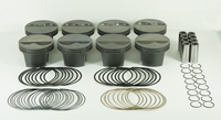 Thumbnail for Mahle MS Piston Set SBC 361ci 4.05in Bore 3.500in Stroke 5.7in Rod .927in Pin -4cc 10.7 CR Set of 8