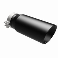 Thumbnail for MagnaFlow Tip Stainless Black Coated Single Wall Round Single Outlet 5in Dia 4in Inlet 13in L