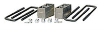 Thumbnail for Fabtech 11-19 GM C/K3500HD 2WD/4WD 1in Rear Leaf Spring Block & U-Bolt Kit