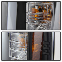 Thumbnail for Spyder Chevy Silverado 1500 14-16 Projector Headlights Light Bar DRL Blk PRO-YD-CS14-LBDRL-BK