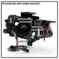 Thumbnail for Spyder Chevy Camaro 16-18 Halogen Model Projector Headlights Black PRO-YD-CCAM16HALSI-SEQ-BK