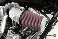 Thumbnail for K&N 08-17 Harley Davidson Touring Models Performance Air Intake System Silver