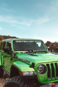 Thumbnail for Rigid Industries 2018 Jeep JL - Hood Mount Kit - Mounts 20in Adapt Series