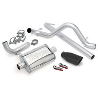 Thumbnail for Banks Power 07-11 Jeep 3.8L Wrangler - 2dr Monster Exhaust System - SS Single Exhaust w/ Black Tip