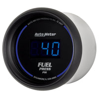 Thumbnail for Autometer 52.4mm 1-100 PSI Black Digital Fuel Pressure Gauge