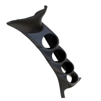 Thumbnail for Autometer 99-07 Ford Super Duty Black 52mm Quad Pilillar Pod