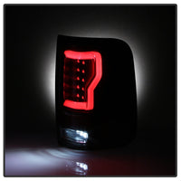Thumbnail for Spyder 04-08 Ford F-150 Projector Tail Lights - Light Bar DRL LED - Black ALT-YD-FF15004V2-LBLED-BK
