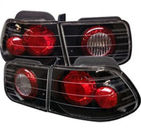Thumbnail for Spyder Honda Civic 96-00 2Dr Euro Style Tail Lights Black ALT-YD-HC96-2D-BK
