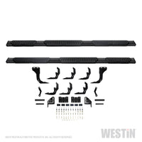 Thumbnail for Westin 2019 Chevrolet Silverado/Sierra 1500 Crew Cab (5.5ft) R5 Modular Nerf Step Bars - Black