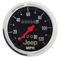 Thumbnail for Autometer Jeep 85.7mm In-Dash 120 MPH Mechanical Speedometer Gauge