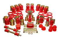 Thumbnail for Energy Suspension 74-77 Oldsmobile Cutlass/442/F-85/Europa Red Hyper-flex Master Bushing Set