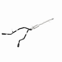 Thumbnail for MagnaFlow SYS Cat-Back 3.5in Black Dual Split Rear Tips 14-15 Chevy Silverado/GMC Sierra 4.3L-5.3L