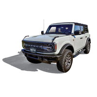 Thumbnail for Westin 21-22 Ford Bronco (4-Door) PRO TRAXX 4 Oval Nerf Step Bars - Textured Black