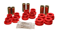 Thumbnail for Energy Suspension 64-75 BMW 2002 Red Front Control Arm Bushing Set