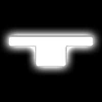 Thumbnail for ORACLE Lighting Universal Illuminated LED Letter Badges - Matte Wht Surface Finish - T SEE WARRANTY