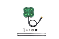 Thumbnail for Diode Dynamics Stage Series Single Color LED Rock Light - Green M8 (one)