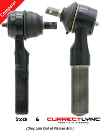 Thumbnail for RockJock TJ/LJ/XJ/MJ Currectlync Steering System Bolt-On w/ 1 1/4in Dia. Tie Rod/Forged Drag Link
