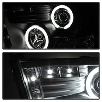 Thumbnail for Spyder Dodge Ram 1500 09-14 Projector Headlights Halogen- CCFL Halo LED - Blk PRO-YD-DR09-CCFL-BK