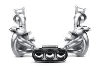 Thumbnail for Akrapovic 10-15 Ferrari 458 Italia/458 Spyder Slip-On Line (Titanium) w/ Carbon Tips