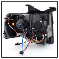 Thumbnail for Spyder Ford Expedition 07-13 Projector Headlights Light Tube DRL Blk PRO-YD-FE07-LTDRL-BK