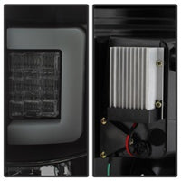 Thumbnail for Spyder 09-14 Ford F150 V2 Light Bar LED Tail Lights - Blk Smoke (ALT-YD-FF15009V2-LBLED-BSM)
